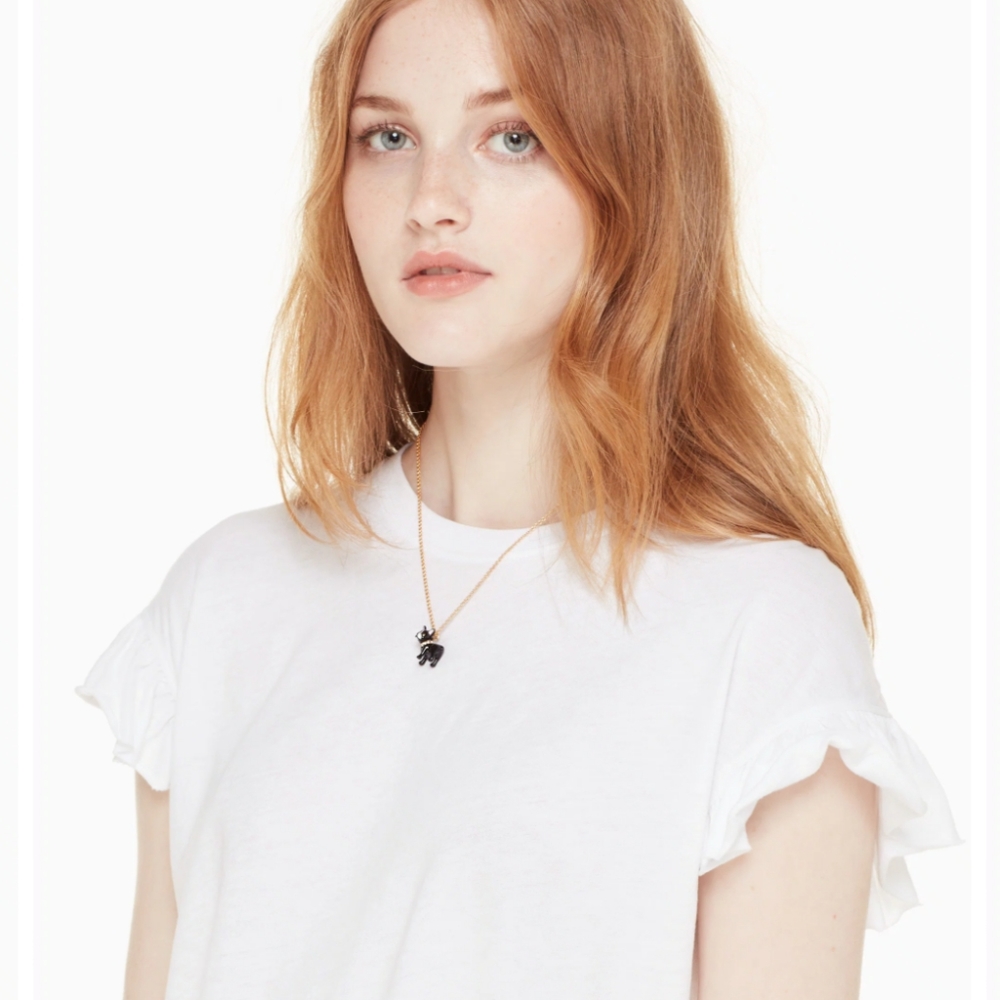 Kate Spade Francois bulldog mini pendant - Picture 2 of 5